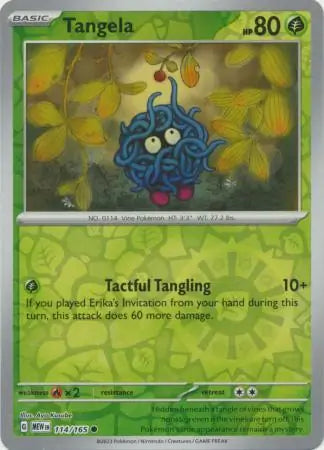 Tangela 114/165 (SV: Scarlet & Violet 151)  - Reverse Holofoil | Good Games Adelaide SA