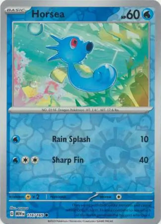 Horsea 116/165 (SV: Scarlet & Violet 151)  - Reverse Holofoil | Good Games Adelaide SA