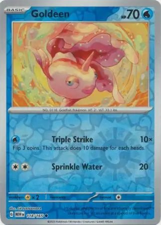 Goldeen 118/165 (SV: Scarlet & Violet 151)  - Reverse Holofoil | Good Games Adelaide SA