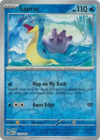 Lapras 131/165 (SV: Scarlet & Violet 151)  - Reverse Holofoil | Good Games Adelaide SA