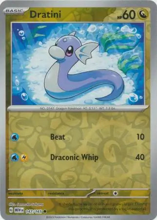 Dratini 147/165 (SV: Scarlet & Violet 151)  - Reverse Holofoil | Good Games Adelaide SA