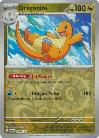 Dragonite 149/165 (SV: Scarlet & Violet 151)  - Reverse Holofoil | Good Games Adelaide SA