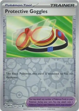 Protective Goggles 164/165 (SV: Scarlet & Violet 151)  - Reverse Holofoil | Good Games Adelaide SA