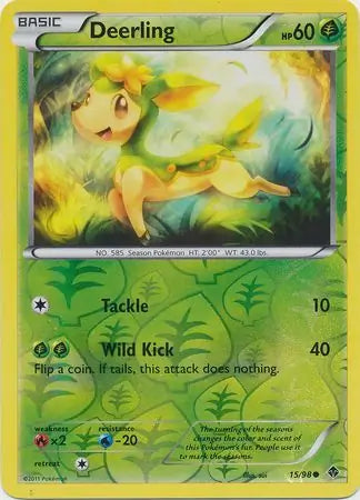 Deerling 15/98 (Emerging Powers)  - Reverse Holofoil | Good Games Adelaide SA