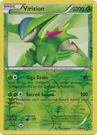 Virizion 17/98 (Emerging Powers)  - Reverse Holofoil | Good Games Adelaide SA