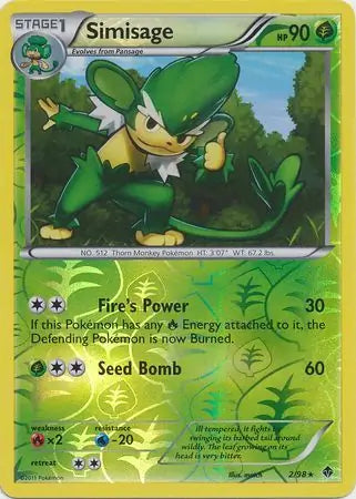 Simisage 2/98 (Emerging Powers)  - Reverse Holofoil | Good Games Adelaide SA