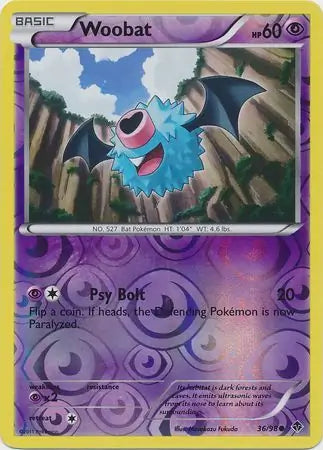 Woobat 36/98 (Emerging Powers)  - Reverse Holofoil | Good Games Adelaide SA
