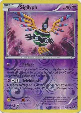 Sigilyph 41/98 (Emerging Powers)  - Reverse Holofoil | Good Games Adelaide SA
