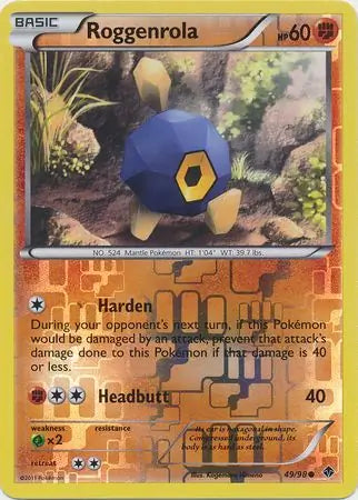 Roggenrola 49/98 (Emerging Powers)  - Reverse Holofoil | Good Games Adelaide SA