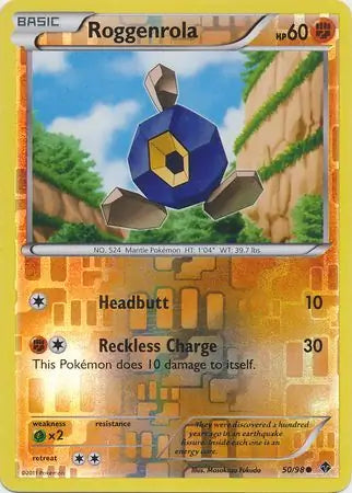 Roggenrola 50/98 (Emerging Powers)  - Reverse Holofoil | Good Games Adelaide SA