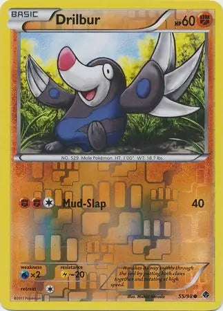 Drilbur 55/98 (Emerging Powers)  - Reverse Holofoil | Good Games Adelaide SA