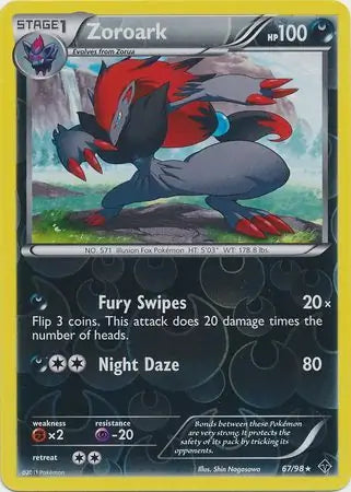 Zoroark 67/98 (Emerging Powers)  - Reverse Holofoil | Good Games Adelaide SA