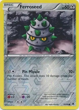 Ferroseed 70/98 (Emerging Powers)  - Reverse Holofoil | Good Games Adelaide SA