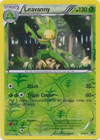 Leavanny 8/98 (Emerging Powers)  - Reverse Holofoil | Good Games Adelaide SA