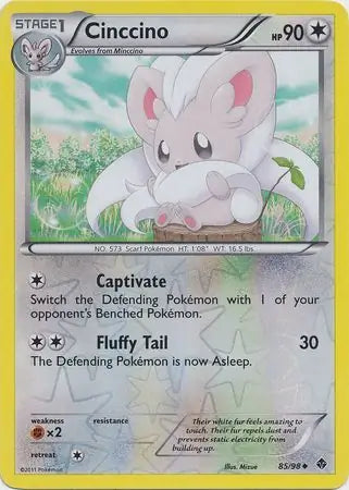 Cinccino 85/98 (Emerging Powers)  - Reverse Holofoil | Good Games Adelaide SA
