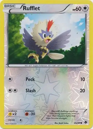Rufflet 86/98 (Emerging Powers)  - Reverse Holofoil | Good Games Adelaide SA