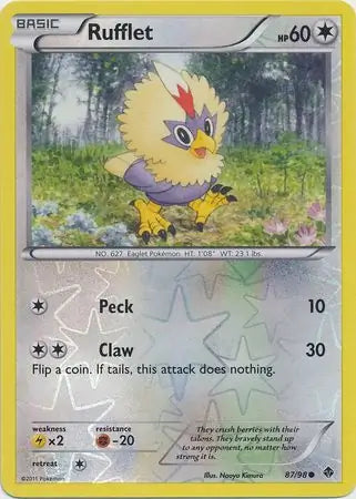 Rufflet 87/98 (Emerging Powers)  - Reverse Holofoil | Good Games Adelaide SA