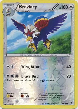 Braviary 88/98 (Emerging Powers)  - Reverse Holofoil | Good Games Adelaide SA
