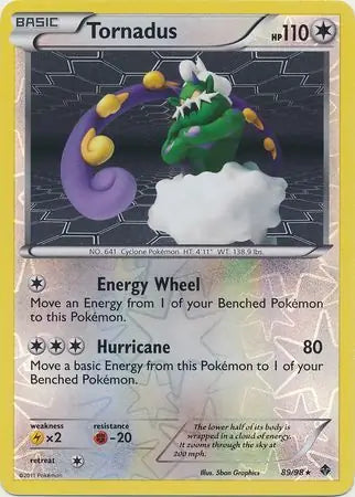 Tornadus 89/98 (Emerging Powers)  - Reverse Holofoil | Good Games Adelaide SA