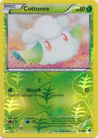 Cottonee 9/98 (Emerging Powers)  - Reverse Holofoil | Good Games Adelaide SA