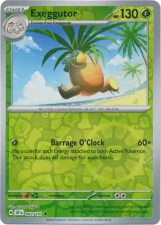 Exeggutor 003/191 (SV08: Surging Sparks)  - Reverse Holofoil | Good Games Adelaide SA