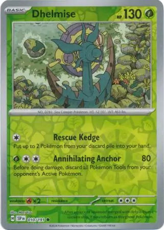 Dhelmise 010/191 (SV08: Surging Sparks)  - Reverse Holofoil | Good Games Adelaide SA