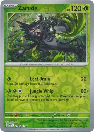 Zarude 011/191 (SV08: Surging Sparks)  - Reverse Holofoil | Good Games Adelaide SA