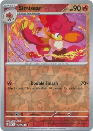 Simisear 023/191 (SV08: Surging Sparks)  - Reverse Holofoil | Good Games Adelaide SA