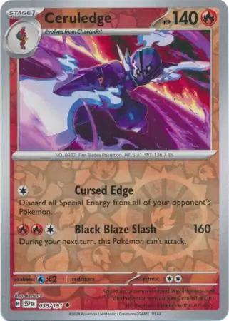 Ceruledge 035/191 (SV08: Surging Sparks)  - Reverse Holofoil | Good Games Adelaide SA