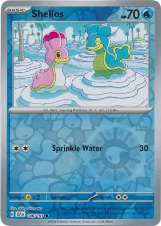 Shellos 046/191 (SV08: Surging Sparks)  - Reverse Holofoil | Good Games Adelaide SA