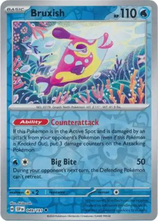 Bruxish 049 191 049/191 (SV08: Surging Sparks)  - Reverse Holofoil | Good Games Adelaide SA