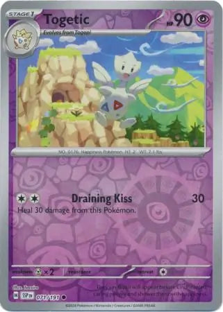 Togetic 071/191 (SV08: Surging Sparks)  - Reverse Holofoil | Good Games Adelaide SA