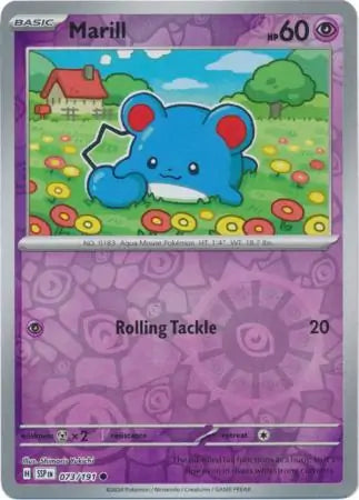 Marill 073/191 (SV08: Surging Sparks)  - Reverse Holofoil | Good Games Adelaide SA