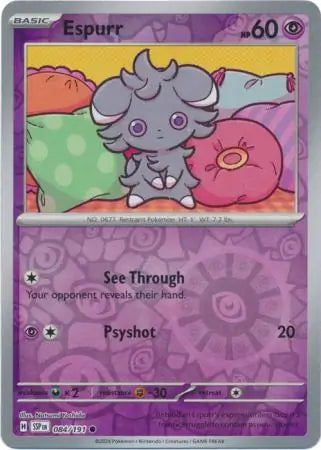 Espurr 084/191 (SV08: Surging Sparks)  - Reverse Holofoil | Good Games Adelaide SA