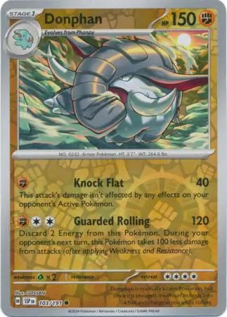 Donphan 103/191 (SV08: Surging Sparks)  - Reverse Holofoil | Good Games Adelaide SA