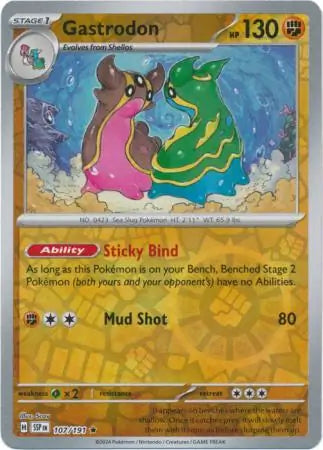 Gastrodon 107/191 (SV08: Surging Sparks)  - Reverse Holofoil | Good Games Adelaide SA