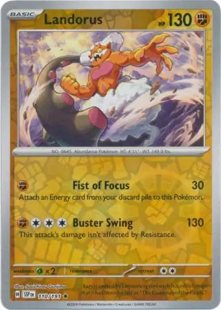 Landorus 110/191 (SV08: Surging Sparks)  - Reverse Holofoil | Good Games Adelaide SA
