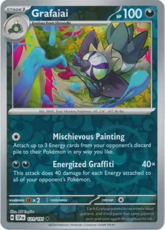 Grafaiai 121/191 (SV08: Surging Sparks)  - Reverse Holofoil | Good Games Adelaide SA