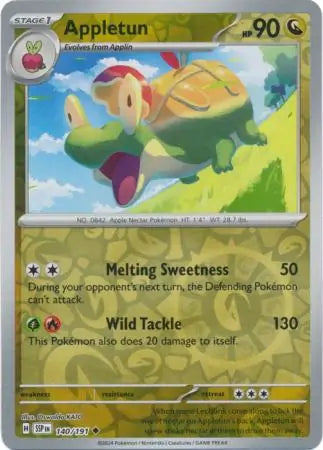 Appletun 140 191 140/191 (SV08: Surging Sparks)  - Reverse Holofoil | Good Games Adelaide SA