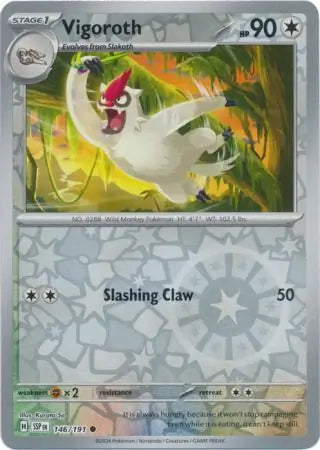 Vigoroth 146/191 (SV08: Surging Sparks)  - Reverse Holofoil | Good Games Adelaide SA
