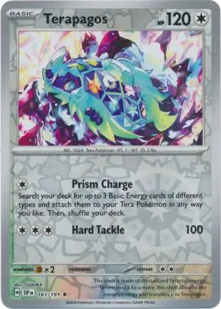 Terapagos 161/191 (SV08: Surging Sparks)  - Reverse Holofoil | Good Games Adelaide SA
