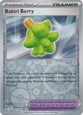 Babiri Berry 163/191 (SV08: Surging Sparks)  - Reverse Holofoil | Good Games Adelaide SA