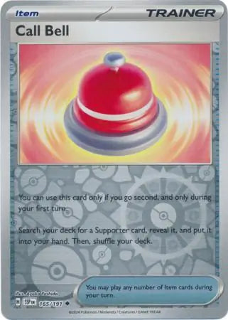Call Bell 165/191 (SV08: Surging Sparks)  - Reverse Holofoil | Good Games Adelaide SA