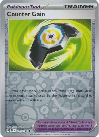 Counter Gain 169/191 (SV08: Surging Sparks)  - Reverse Holofoil | Good Games Adelaide SA