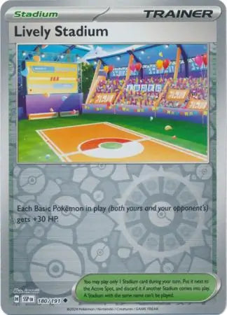 Lively Stadium 180/191 (SV08: Surging Sparks)  - Reverse Holofoil | Good Games Adelaide SA