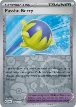 Passho Berry 184/191 (SV08: Surging Sparks)  - Reverse Holofoil | Good Games Adelaide SA