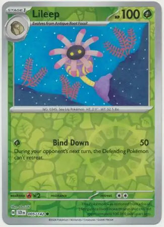 Lileep 005/142 (SV07: Stellar Crown)  - Reverse Holofoil | Good Games Adelaide SA
