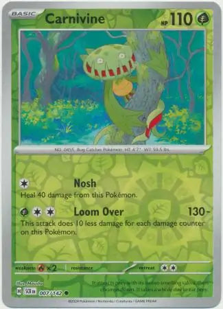Carnivine 007/142 (SV07: Stellar Crown)  - Reverse Holofoil | Good Games Adelaide SA