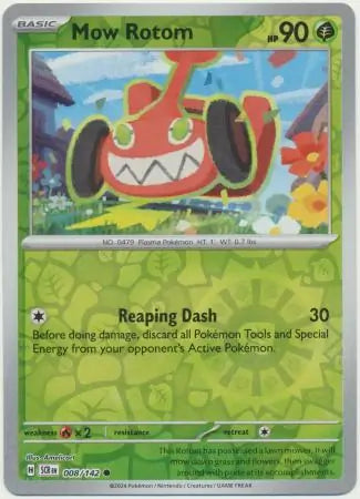 Mow Rotom 008/142 (SV07: Stellar Crown)  - Reverse Holofoil | Good Games Adelaide SA