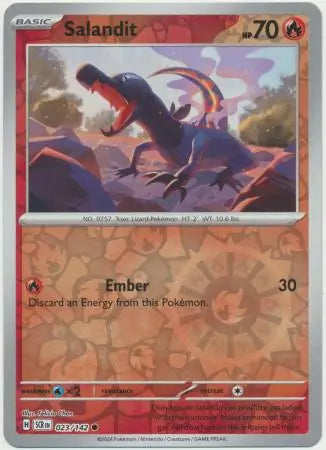 Salandit 023/142 (SV07: Stellar Crown)  - Reverse Holofoil | Good Games Adelaide SA